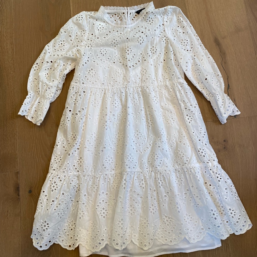 White JCrew Dress. Worn once.